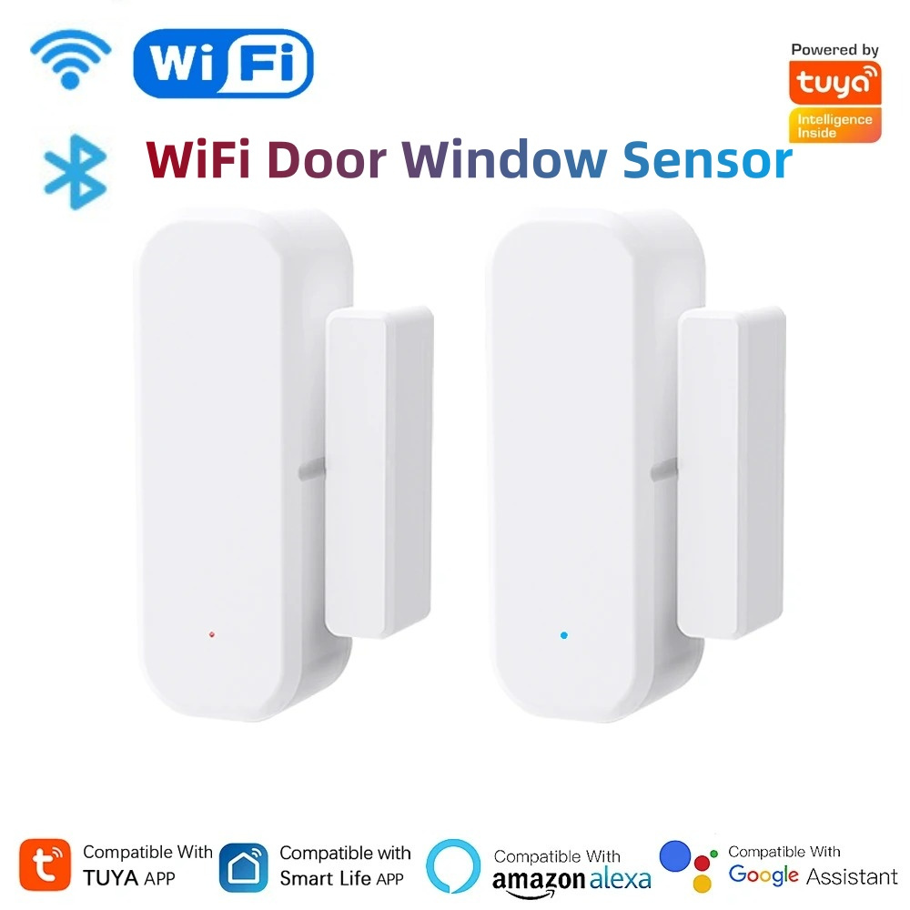 Home Security Equipment - Sensor Inteligente Tuya WiFi para Portas
