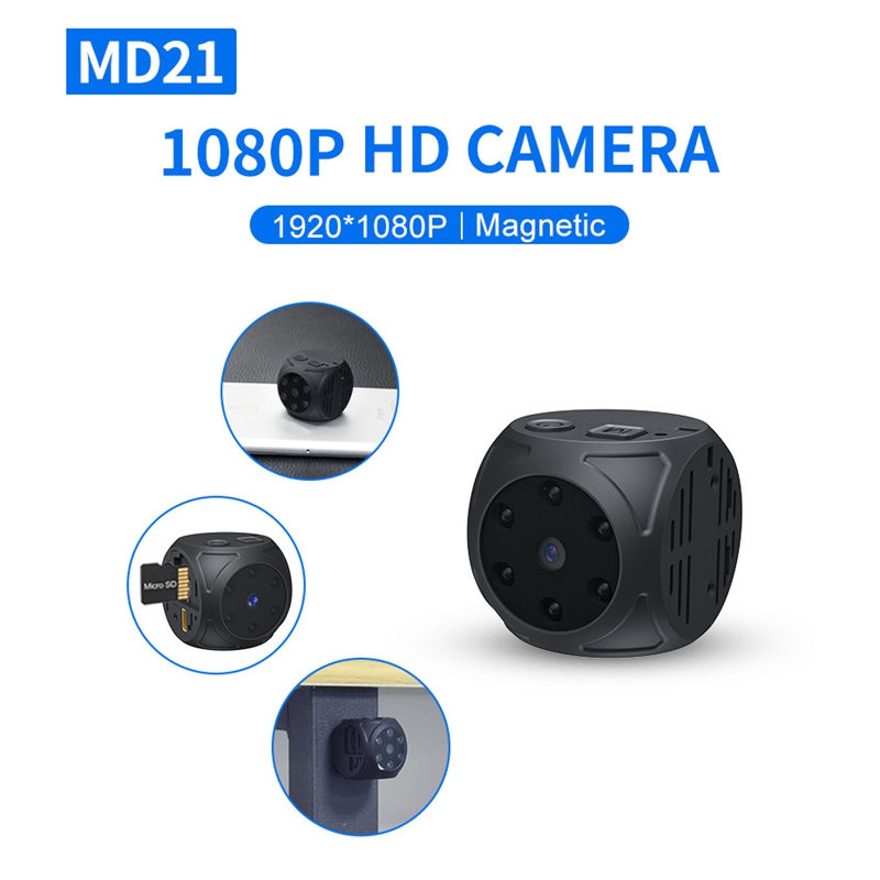 Home Security Recorder - Mini Câmera HD 1080p Portátil Pequena
