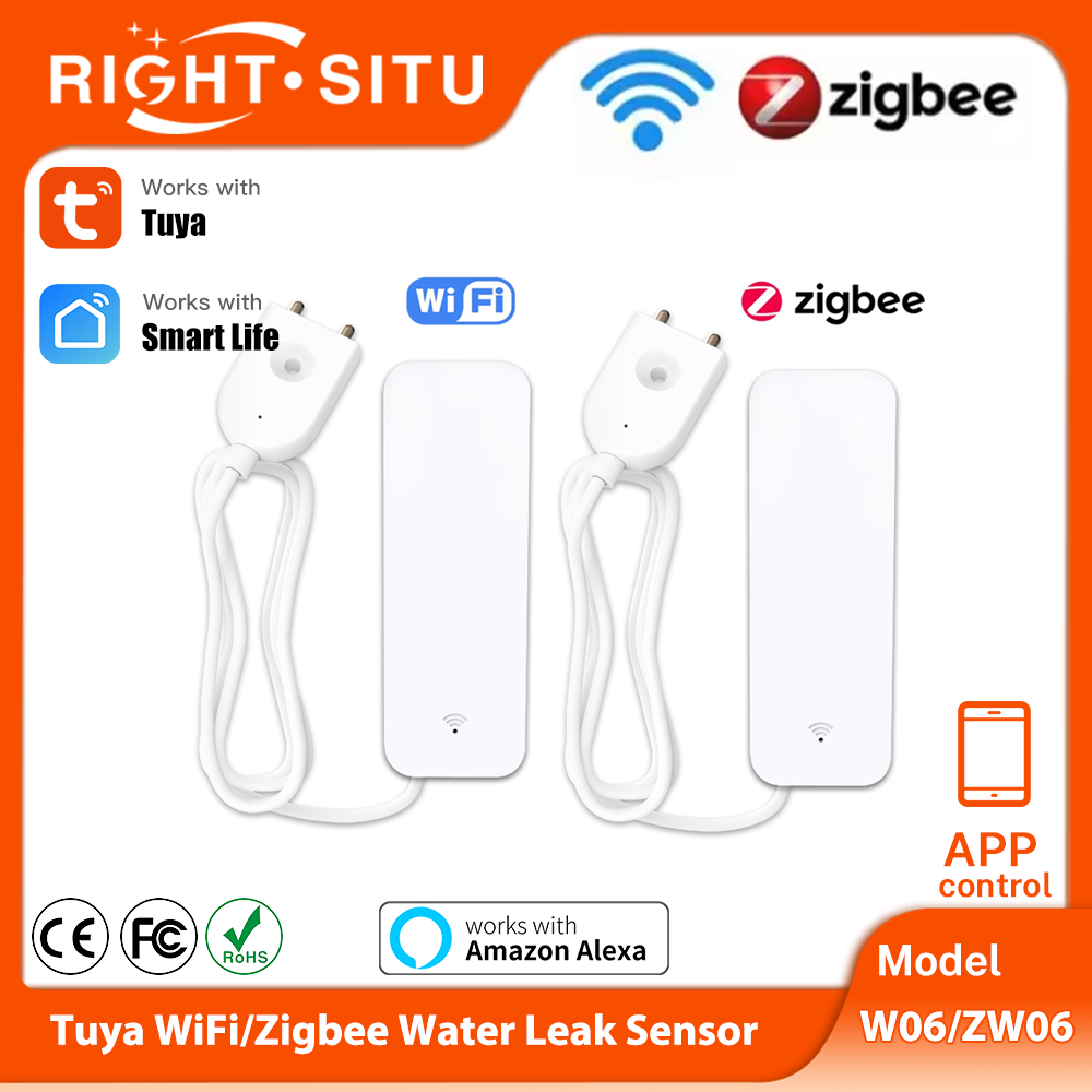 Home Security Equipment - Tuya wifi zigbee sensor de água