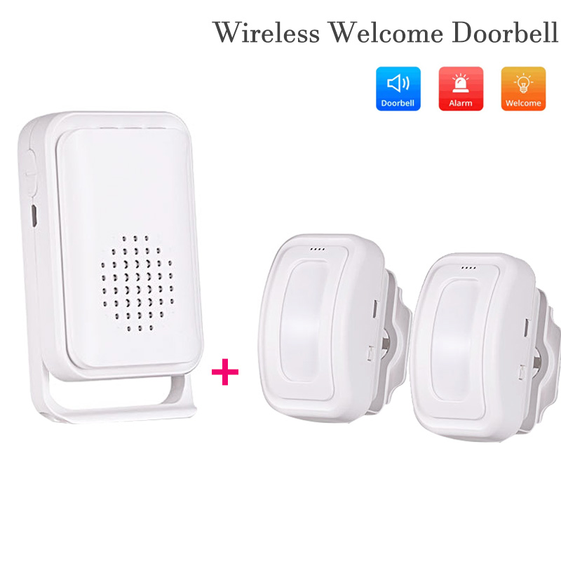 Home Security Equipment - Bem-vindo campainha sem fio com sensor