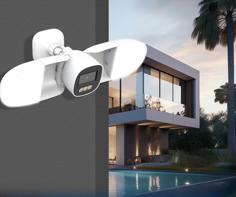 Câmera IP de Segurança Residen - Home Security Flood Lights avaliação e preço