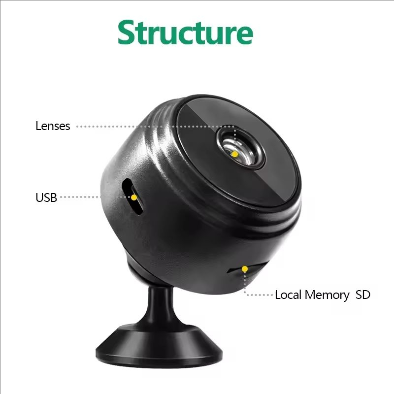 Câmera Mini WiFi 1080P HD com  - Home Security Recorder avaliação e preço
