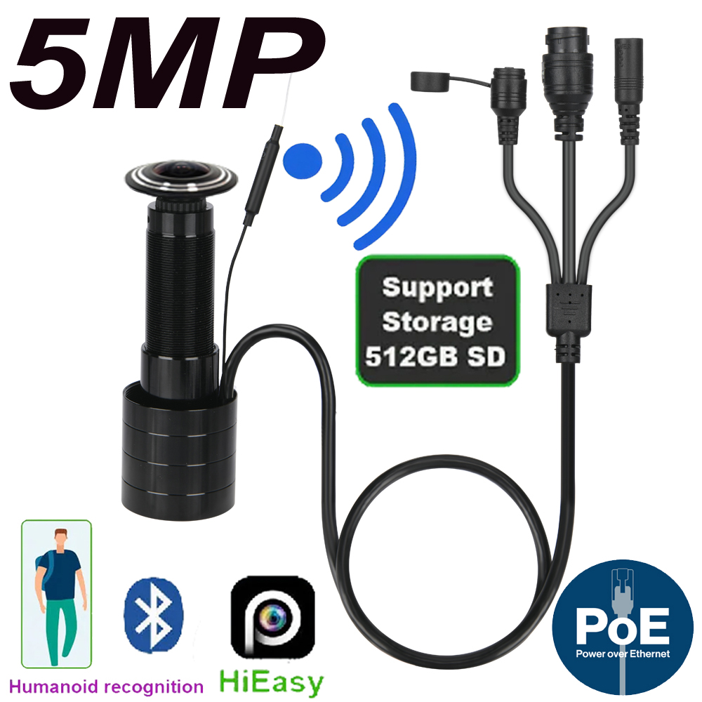 5mp porta olho ip poe câmera m - Home Security Camera Installation avaliação e preço