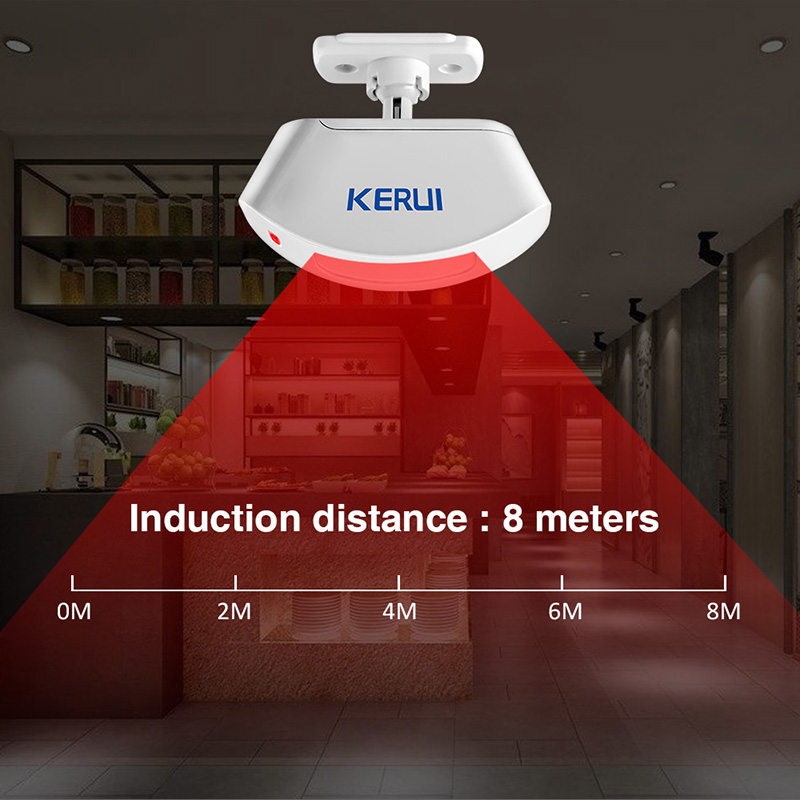 Kerui cortina sem fio detector - Home Security Equipment avaliação e preço