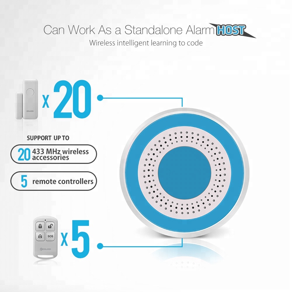 Alarme de sirene sem fio inter - Home Security Equipment avaliação e preço