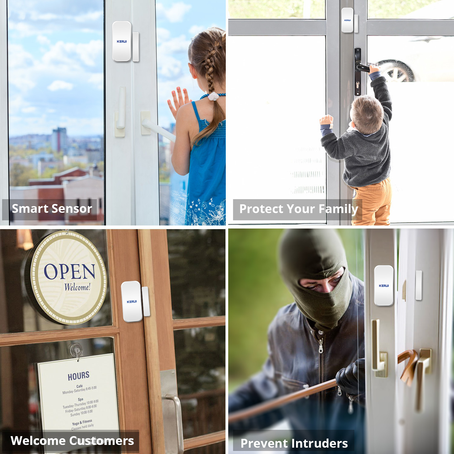 Sensor Magnético Sem Fio KERUI - Home Security Equipment avaliação e preço
