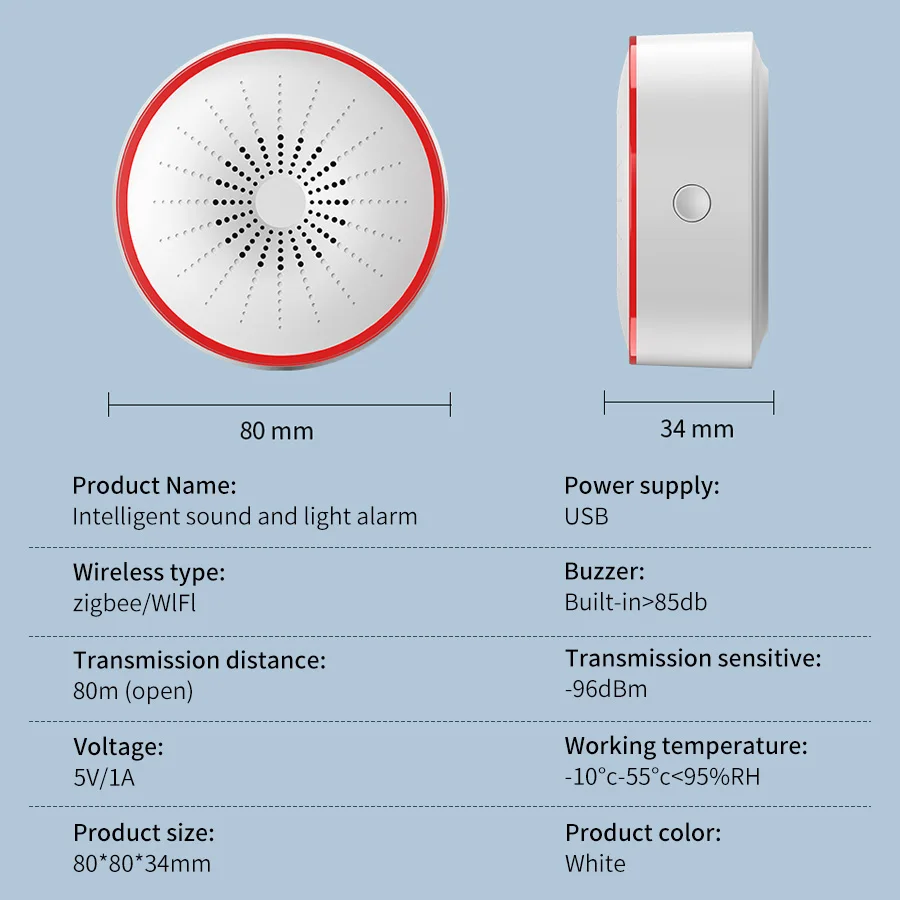 Sirene de Alarme Inteligente T - Home Security Equipment avaliação e preço