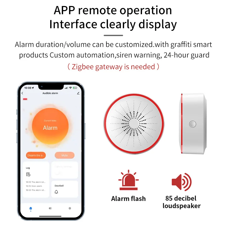 Sirene de Alarme Inteligente T - Home Security Equipment avaliação e preço