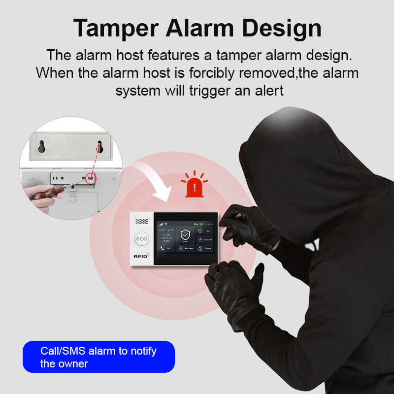 PGST alarme inteligente anti r - Home Security Technician avaliação e preço