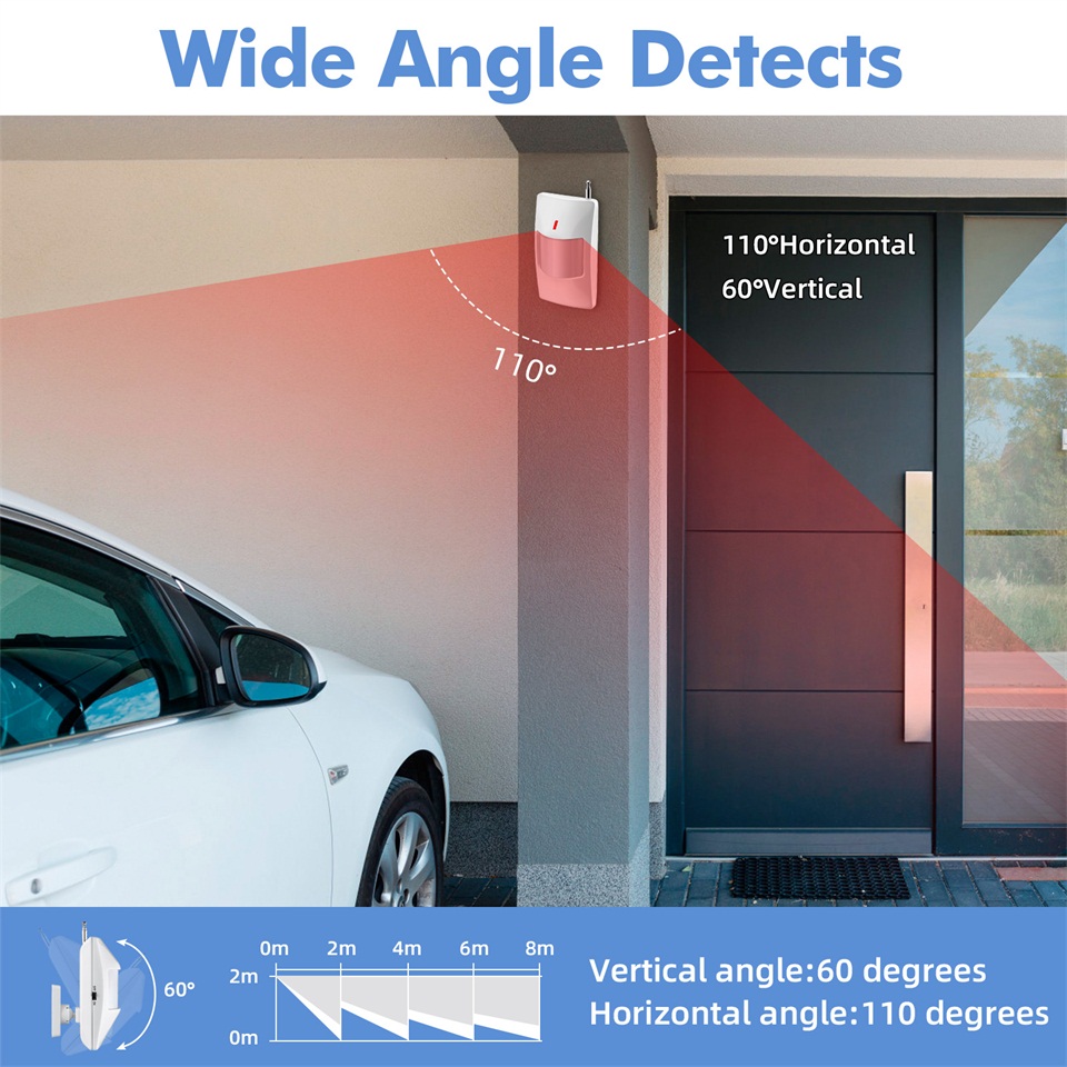 Kerui 120db sirene sistema de  - Home Security Technician avaliação e preço