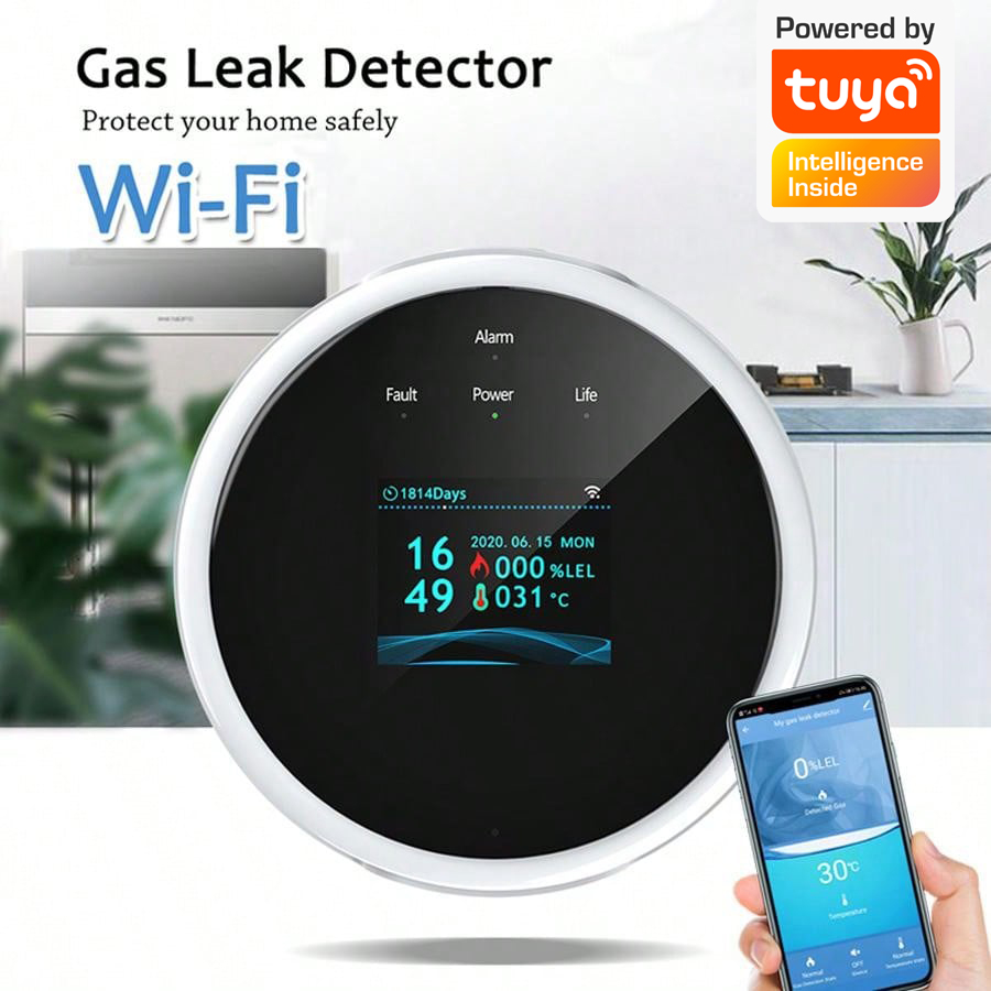 Sensor de Alarme de Gás WiFi 2 - Home Security Equipment avaliação e preço