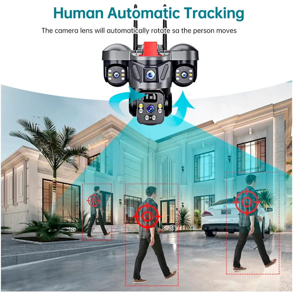 Kerui v380 pro ao ar livre ptz - Home Security Recorder avaliação e preço