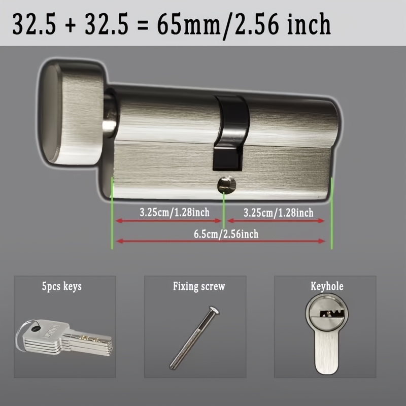 1 unidade de Cilindro de Fecha - Home Security Equipment avaliação e preço