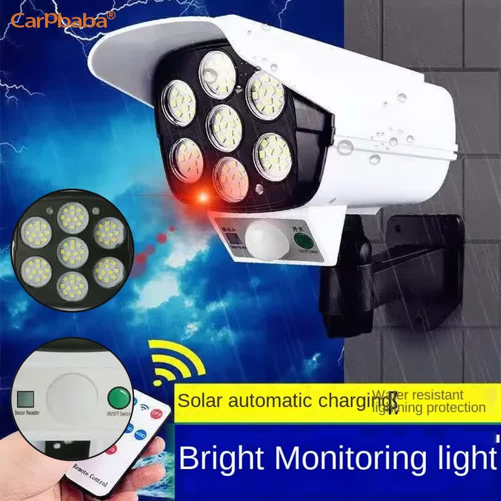 Luz solar ao ar livre sensor d - Home Security Flood Lights avaliação e preço