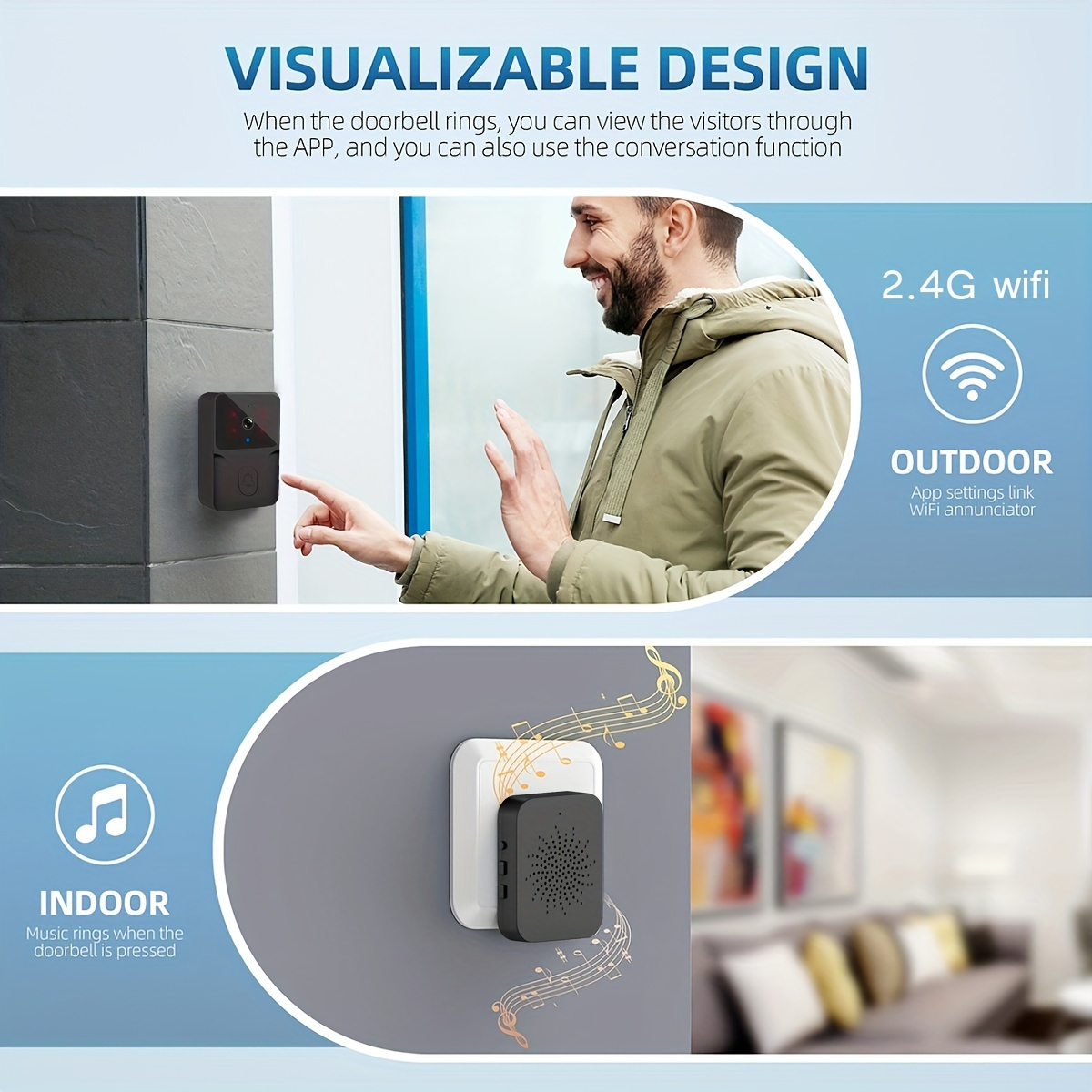 Campainha de Vídeo Inteligente - Home Security Camera Installation avaliação e preço